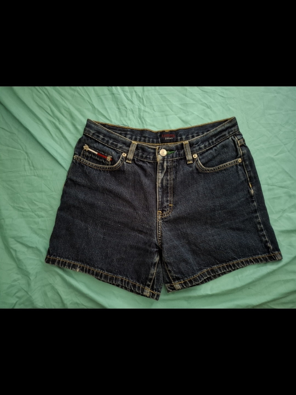 Tommy Hilfiger Dark Blue Denim Jean Shorts